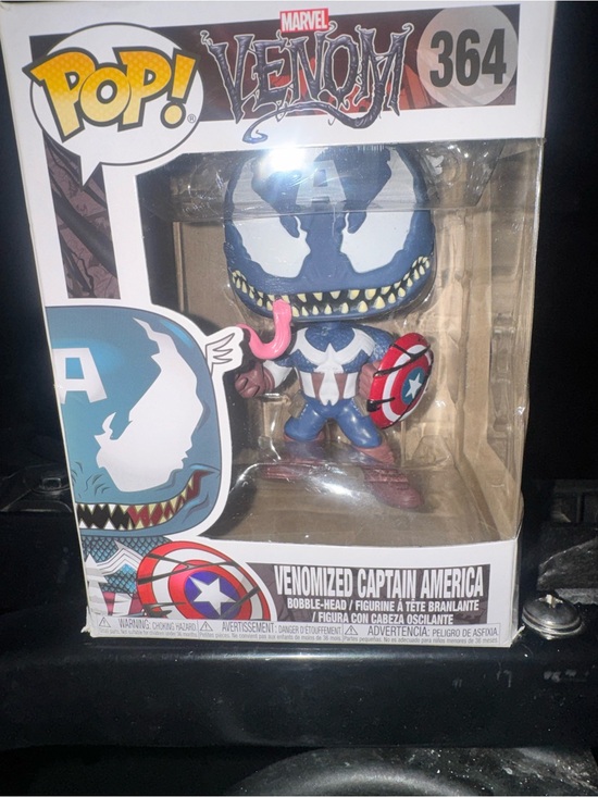 Funko Other - Funko Pop! Venomized Captain America #364 - Blue & Red Vinyl Figure NIN sealed